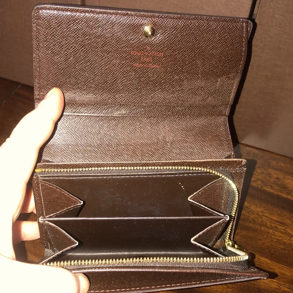 LOUIS VUITTON Damier Ebene Bifold Wallet CA0052 Spain